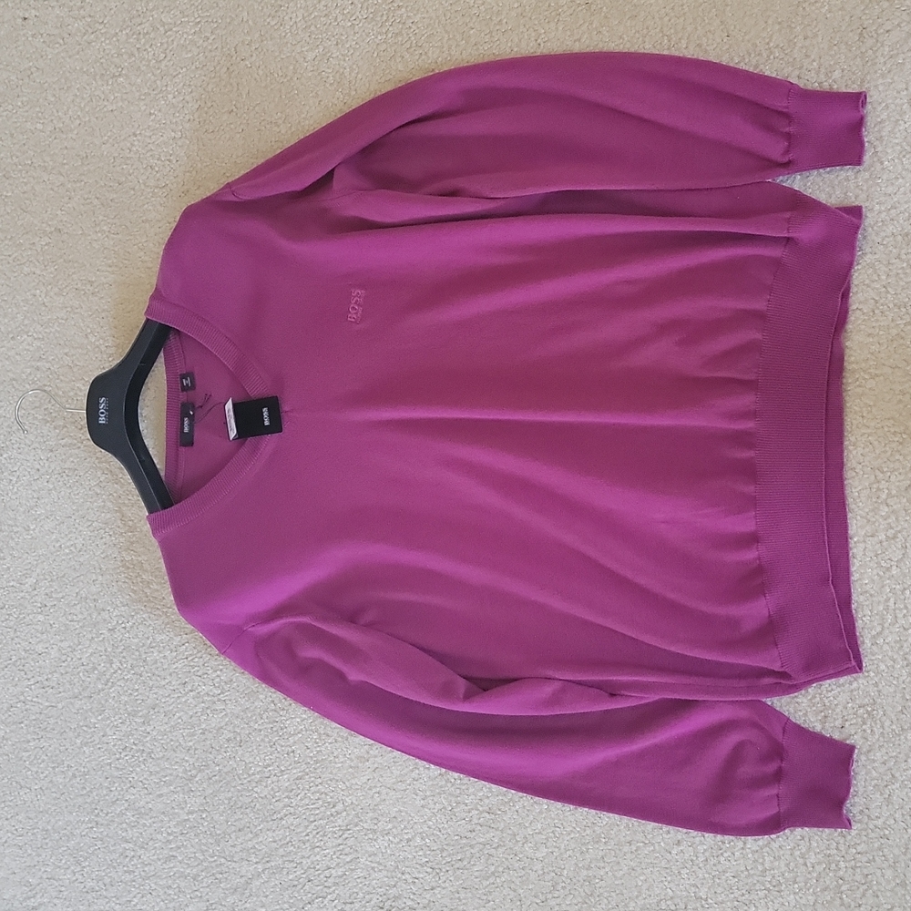 Mens Authentic Hugo Boss V-neck sweater